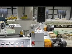 Línea acanalada máquina plástica de la protuberancia del tubo del espiral del carbono del PE del extrusor del tubo