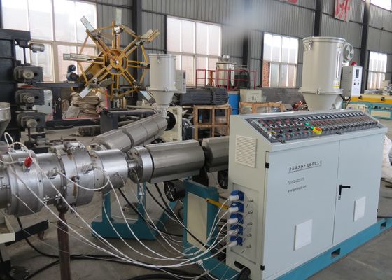 Línea acanalada de un sólo recinto de la protuberancia del tubo del PVC 450m m
