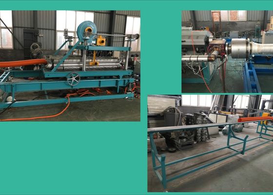 Máquina acanalada del tubo de la pared doble del HDPE