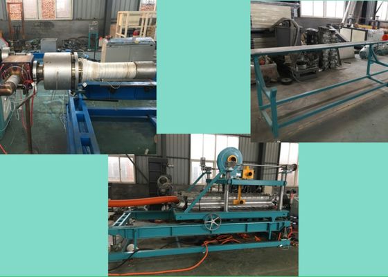 máquina reforzada flexible de la manguera del alambre de acero de la máquina del tubo de 50-100kg/H PE