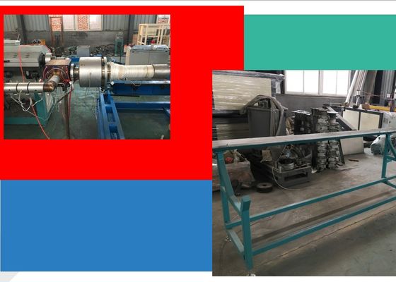 Cadena de producción plástica del tubo del PE 125m m