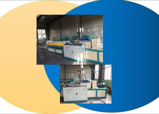 Cadena de producción gemela de la protuberancia del tubo del PVC 800m m del HDPE