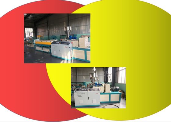 Línea de la protuberancia del tubo doble del PVC 350m m