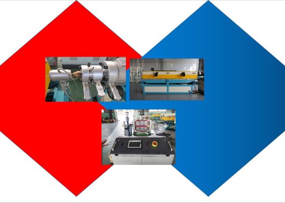 Máquina acanalada del tubo del plástico del PVC 130m m del LDPE