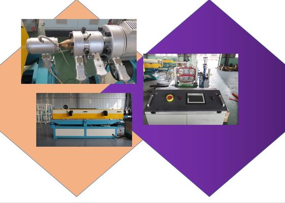 Máquina acanalada del tubo del plástico de un sólo recinto del HDPE 550m m
