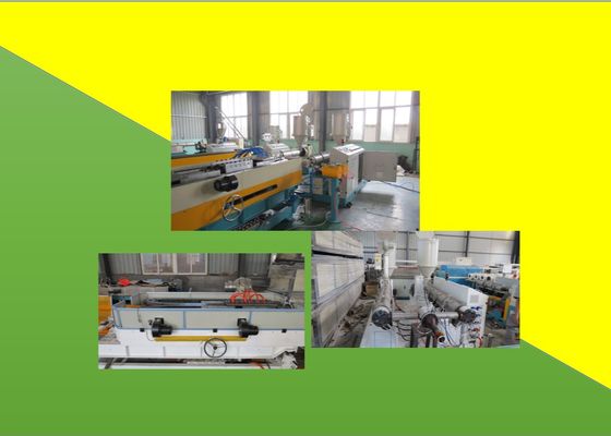 protuberancia acanalada del tubo del HDPE de 50m m que hace la línea de la máquina