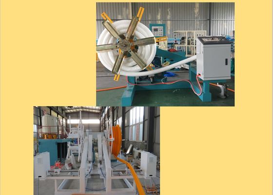 100kw integral 12m/Min Corrugated Drain Pipe Extruder
