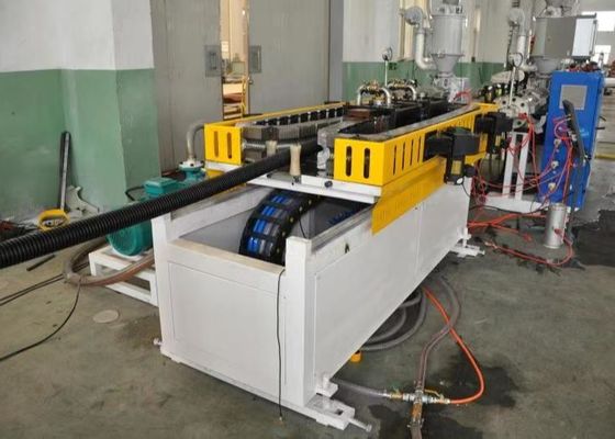 Línea acanalada de la protuberancia de la máquina 33L/D del tubo del tornillo de un sólo recinto de 75m m