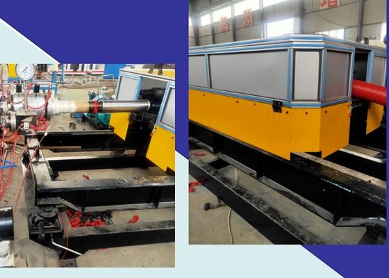línea acanalada de la protuberancia del tubo del HDPE de 20-63m m PP PE que hace la máquina
