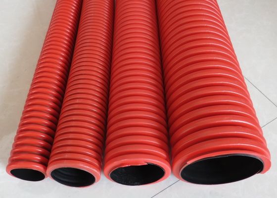 50-250 la pared del doble del HDPE del milímetro acanaló la línea de la protuberancia de la máquina del tubo