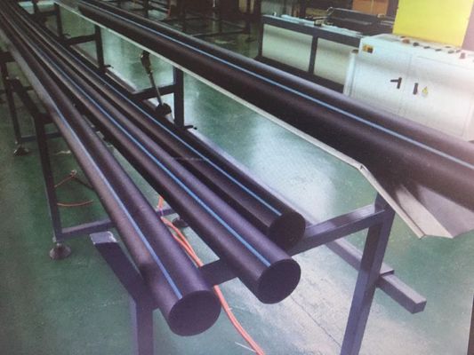 Línea acanalada de un sólo recinto de la protuberancia del tubo del PE que hace el agua y el tubo de suministro de gas