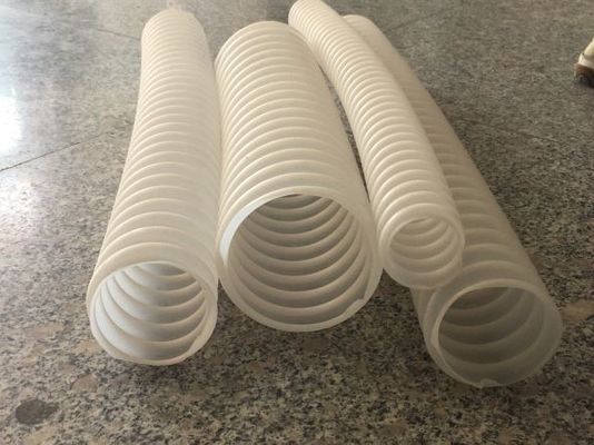 Máquina acanalada plástica 60-80kg/H del tubo del solo tornillo