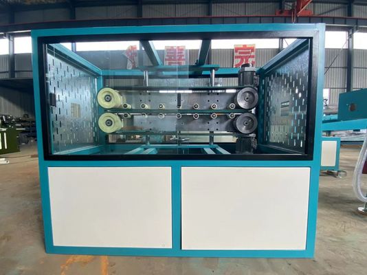 Línea acanalada plástica de un sólo recinto de alta velocidad de la protuberancia de la máquina del tubo del PVC