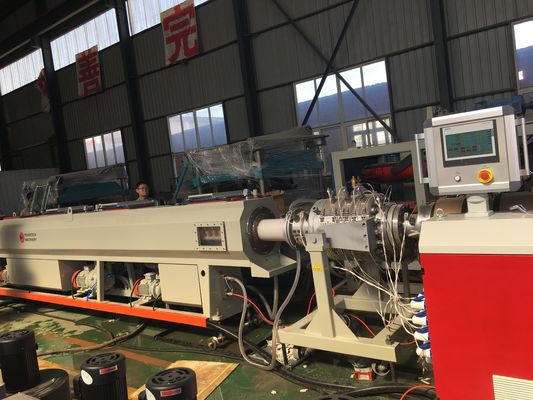 Extrusor eléctrico del tubo del conducto del PVC del agua plástica del dren completamente automático
