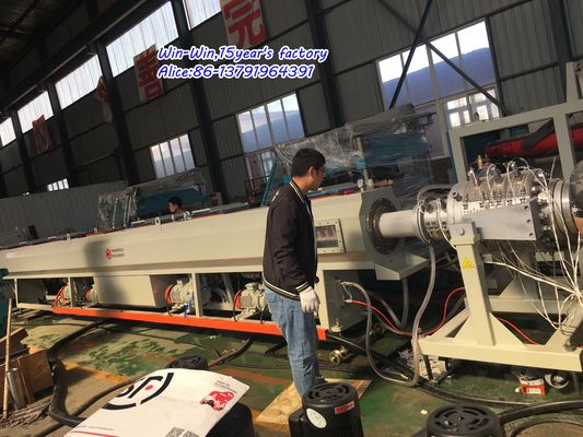 El PVC del HDPE PE PPR UPVC CPVC acanaló la cadena de producción del tubo para el alambre del conducto eléctrico
