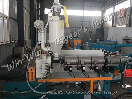 Máquina de extrusión de tubo blando corrugado de pared simple de plástico HDPE PE PP PVC