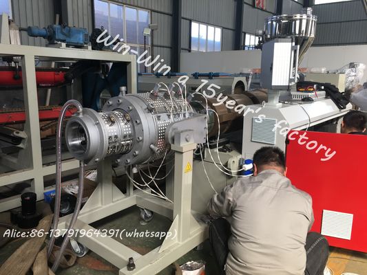 Tubo corrugado sólido del PVC PE PPR del plástico que hace la sola protuberancia gemela de la máquina