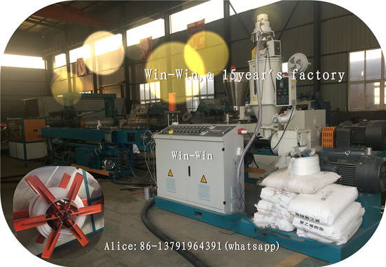 Línea de extrusión de tubos de plástico Fabricación de tubos de HDPE PP para agua y gasLínea de producción de tubos de plástico
