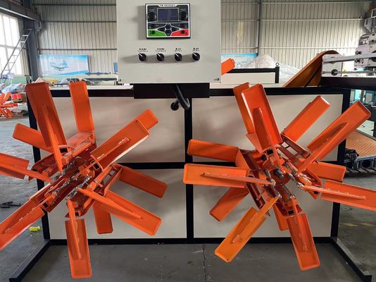 El alambre envuelve la línea acanalada de un sólo recinto velocidad de la protuberancia del tubo