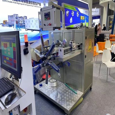 Pared doble plástica del PVC PE PPR la sola acanaló el tubo que hacía velocidad de la máquina