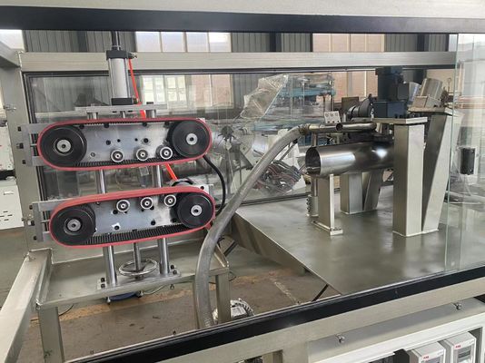 Acanalado instale tubos la máquina de capa de la tela no tejida 1-4m/min