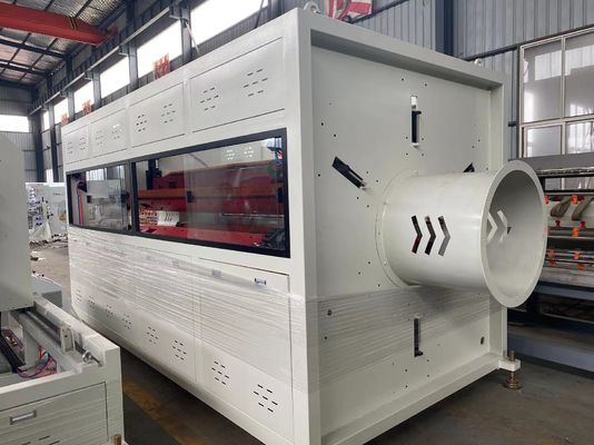 160-500m m 3 capas del PE del tubo plástico del agua que hace la línea de la protuberancia del tubo del HDPE de la máquina