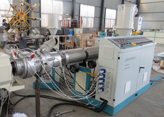 cadena de producción acanalada del tubo de 315m m 450kg/H Pp