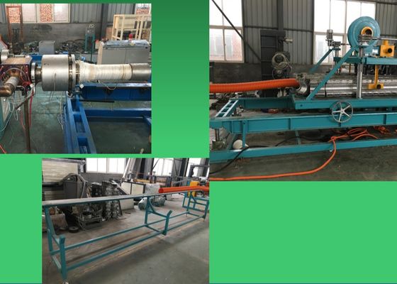 máquina reforzada flexible de la manguera del alambre de acero de la máquina del tubo de 50-100kg/H PE