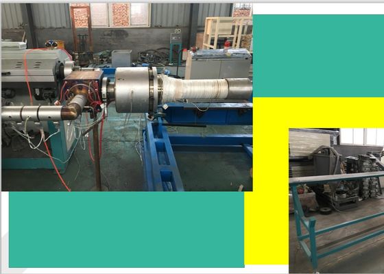 Cadena de producción plástica del tubo del PE 125m m