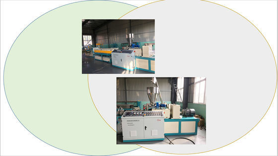 Línea de la protuberancia del tubo doble del HDPE 550m m