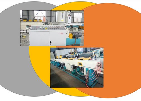 Línea de la protuberancia del tubo doble del PVC 630m m
