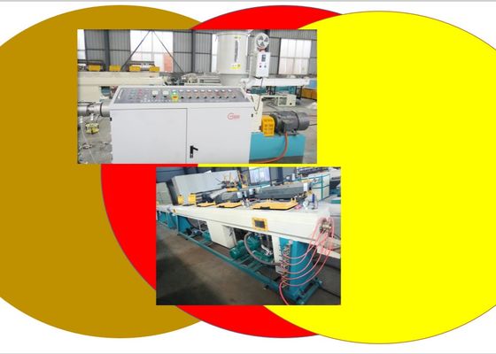 300kgh línea de la protuberancia del tubo doble del PVC 450m m