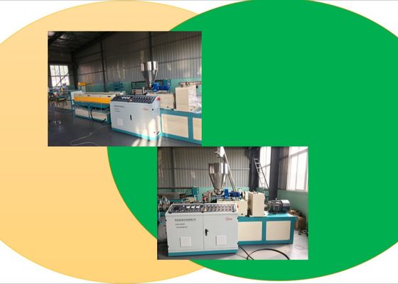 Línea de la protuberancia del tubo doble del PVC 350m m