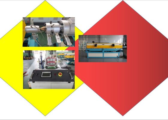Máquina acanalada del tubo del plástico del PVC 750m m
