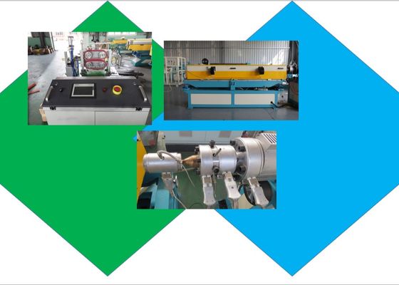Máquina acanalada del tubo del plástico del PVC 750m m