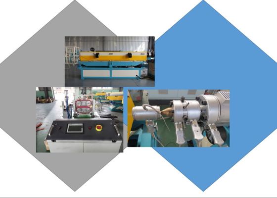Máquina acanalada del tubo 10kgh del PE 9m m