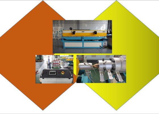 Máquina acanalada del tubo del plástico de un sólo recinto del HDPE 550m m