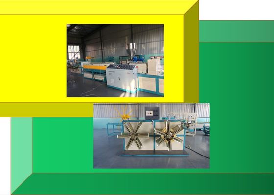 Tubo acanalado de un sólo recinto eléctrico|Cable|Máquina acanalada plástica de extrudado del tubo del tubo