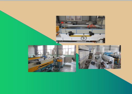 Máquina acanalada de un sólo recinto del tubo del HDPE