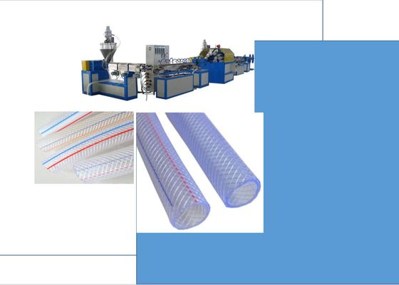 la fibra del PVC 50kg/h reforzó la manguera flexible del agua que hacía la máquina