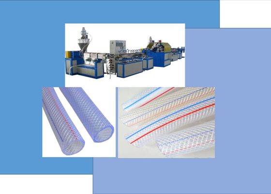 la fibra del PVC 50kg/h reforzó la manguera flexible del agua que hacía la máquina