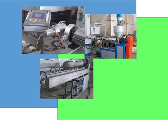Máquina flexible reforzada del tubo de la máquina del extrusor de la manguera del alambre de acero del HDPE de los PP
