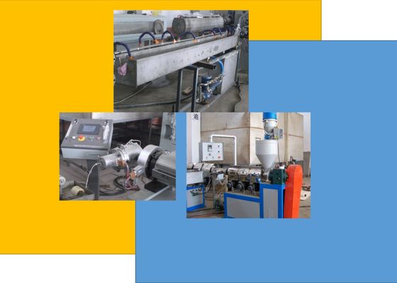 solo tubo flexible reforzado de la manguera del alambre de acero 650kg/h máquina-máquina