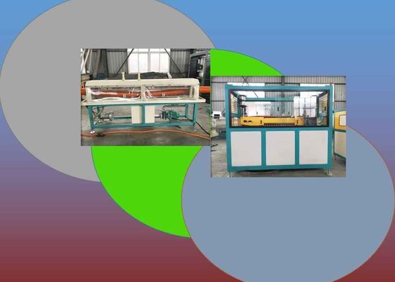 Máquina acanalada del tubo de la pared del doble del PVC del inversor PE de ABB