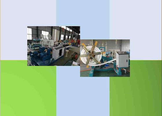 La hélice suave 50kg/H acanaló el tubo del PVC que hacía la máquina