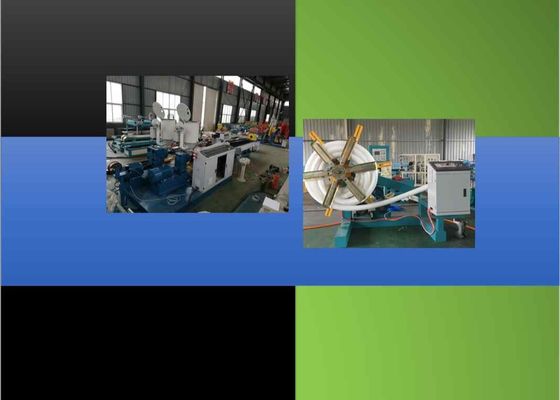 La hélice suave 50kg/H acanaló el tubo del PVC que hacía la máquina