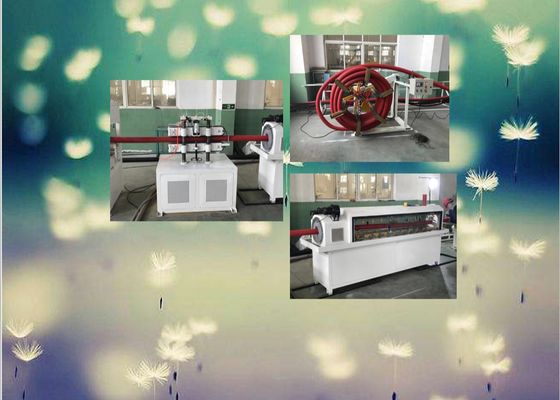 cadena de producción acanalada del tubo de 150kg/H PP PE 800m m