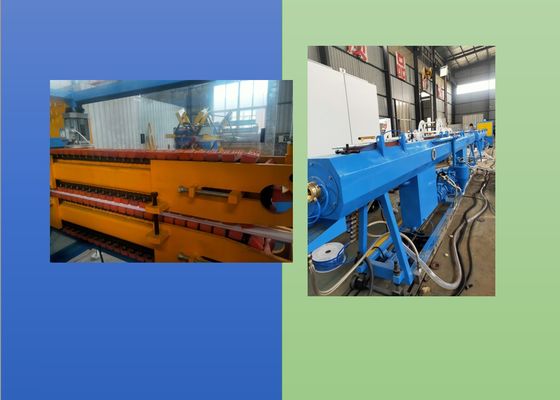 Cadena de producción plástica doble del tubo del PLC 50kg/H del tornillo