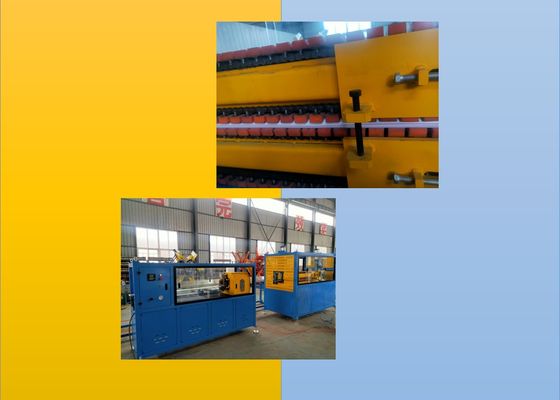 línea acanalada de la protuberancia del tubo del HDPE profundo del tornillo del PLC 250kgh