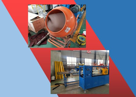 cadena de producción plástica del tubo del HDPE del calibre PPR de 5000m m